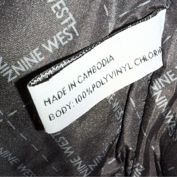 Nine West Structured Satchel / Shoulder Bag Cream & Black - Picture 14 of 14